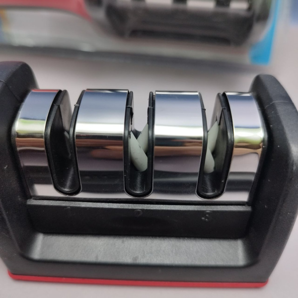 Точилка для ножей с 3-х этапной системой заточки Sharpener / Станок - ножеточка